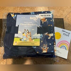 NWT Little Sleepies Bluey Dance Mode Cloud Blanket